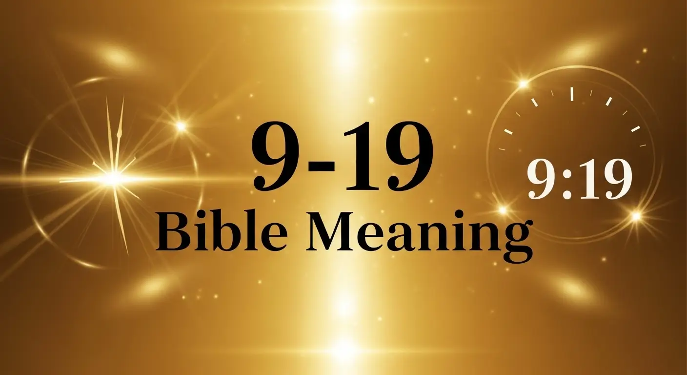 9:19 Bible Meaning