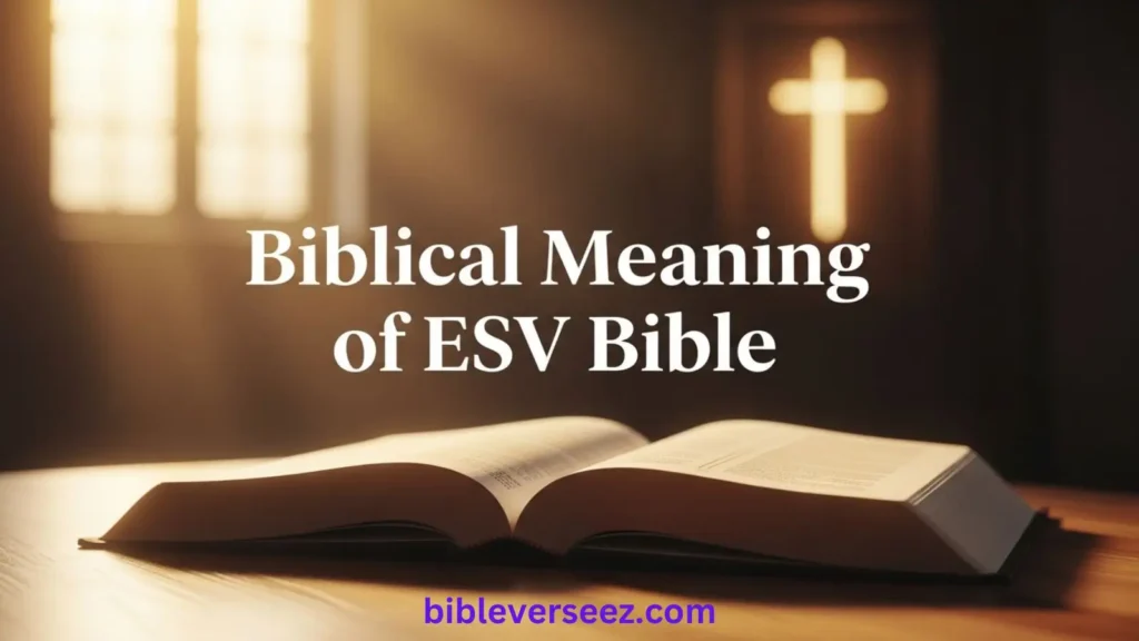 Biblical Meaning of ESV Bible