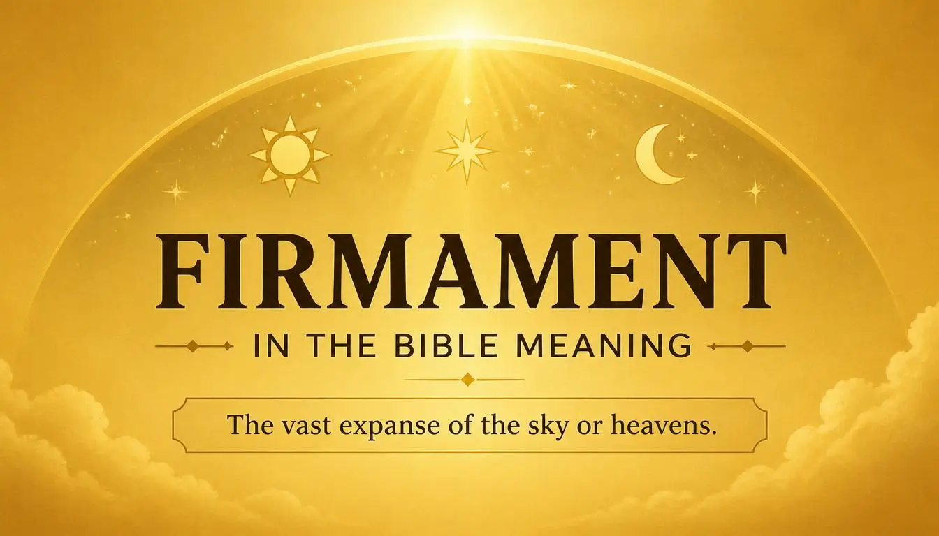 Firmament in the Bible Meaning
