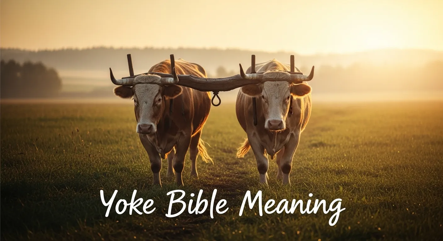 Yoke Bible Meaning