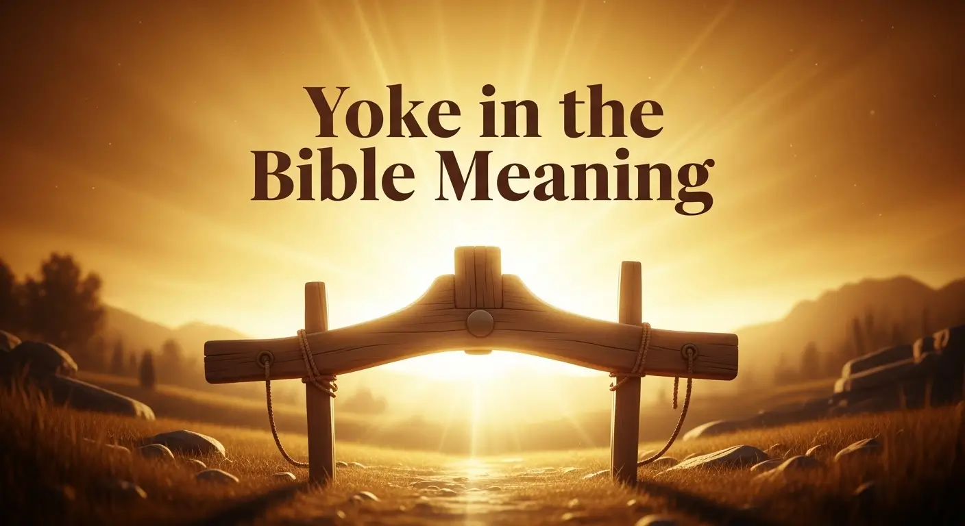 Yoke in Bible Meaning