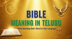 Bible Meaning in Telugu
