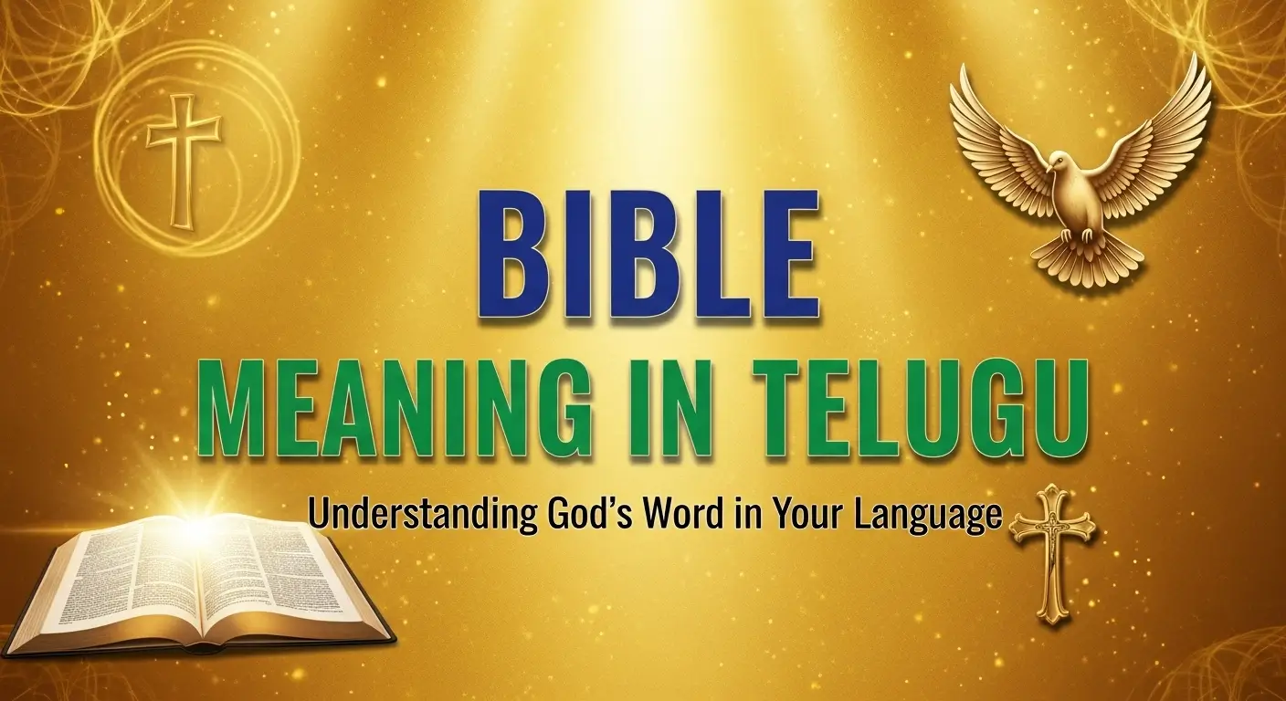 Bible Meaning in Telugu