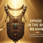 Ephod in the Bible Meaning