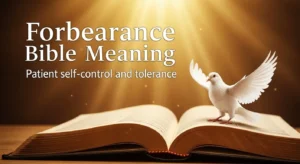 Forbearance Bible Meaning