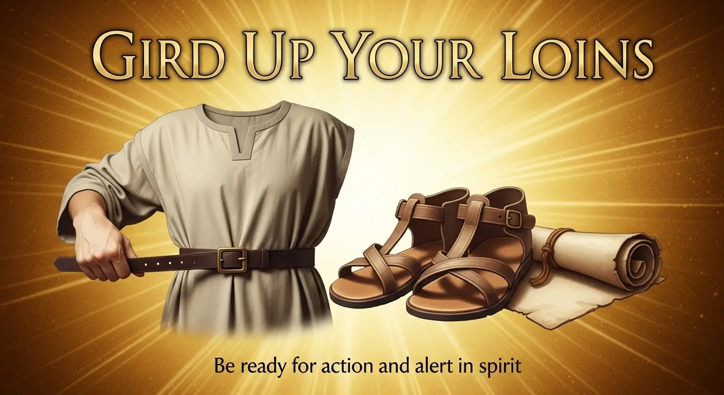 Gird Up Your Loins Bible Meaning