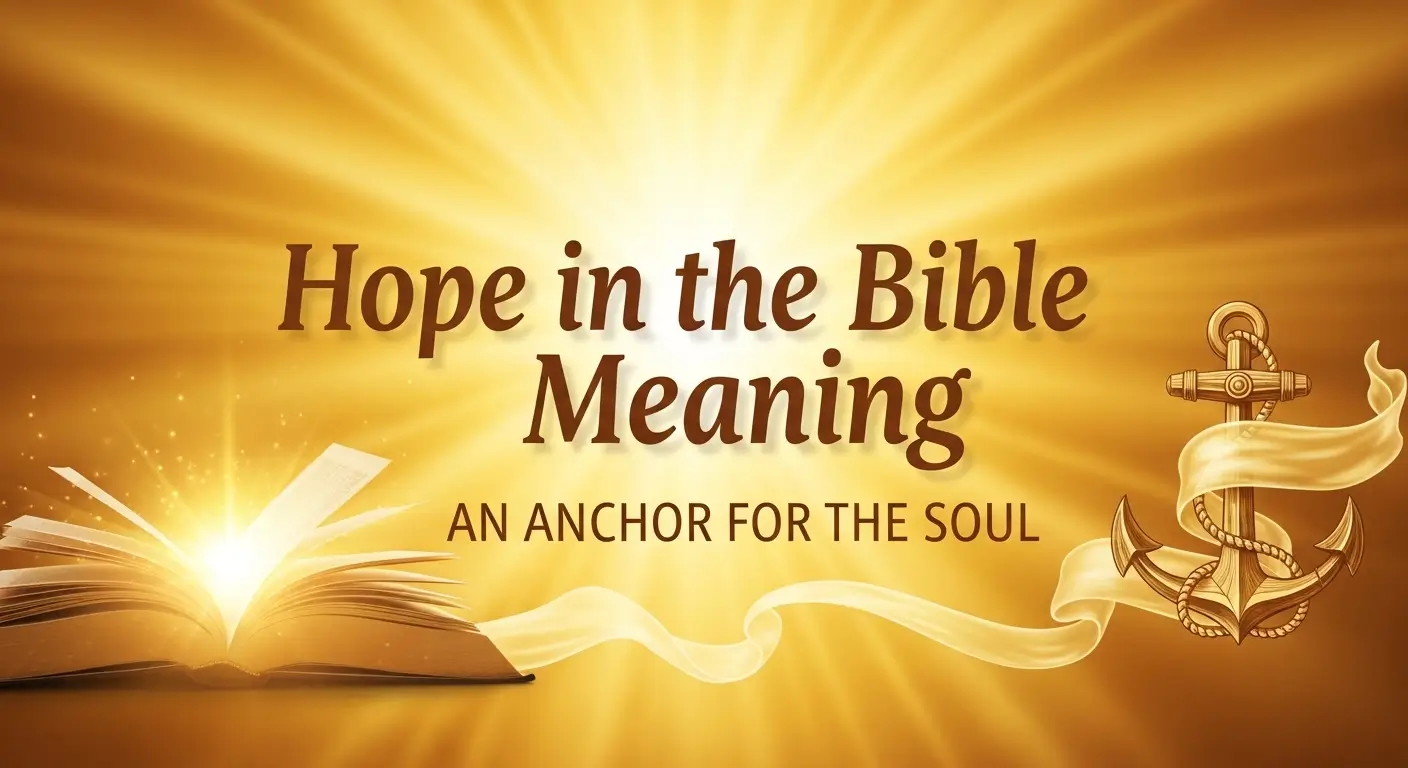 Hope in the Bible Meaning