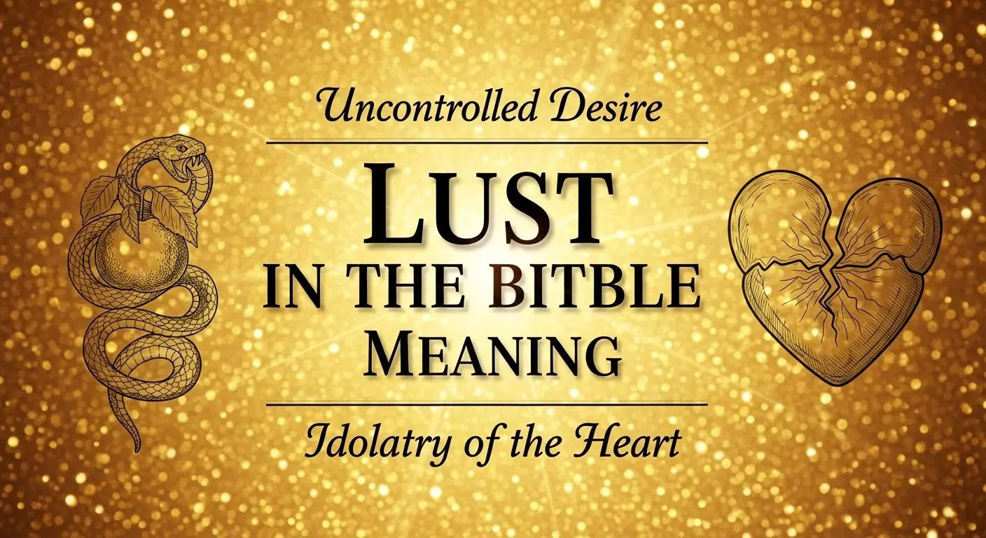 Lust in the Bible Meaning