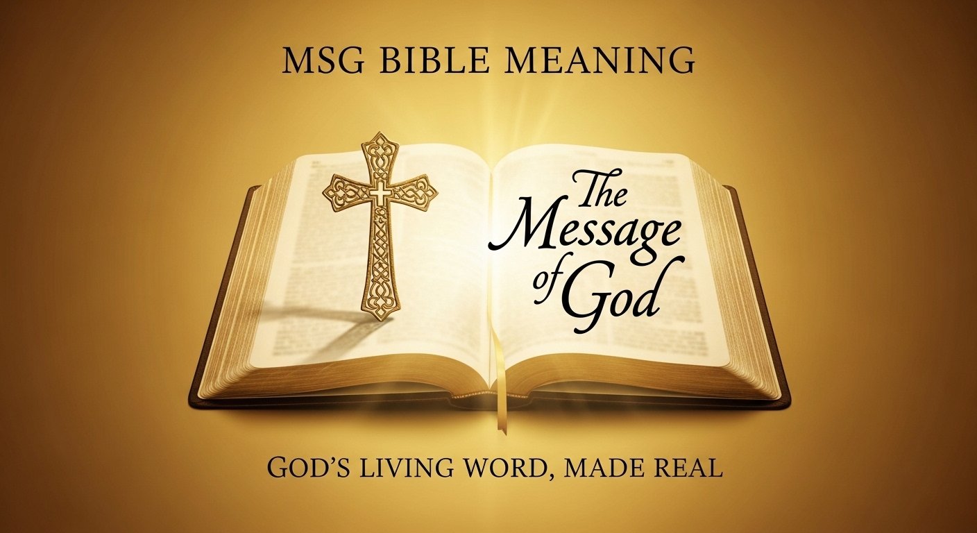 MSG Bible Meaning