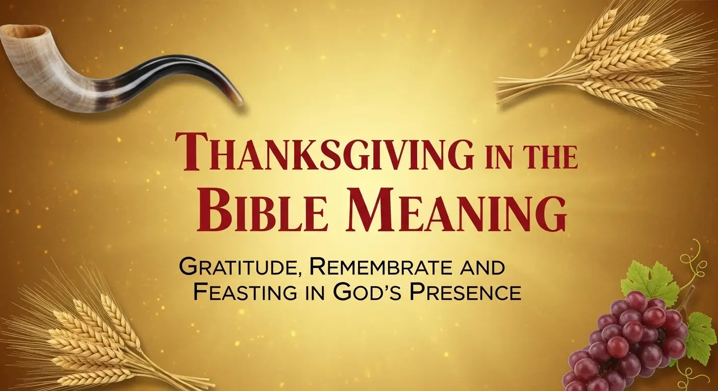 Thanksgiving in the Bible Meaning