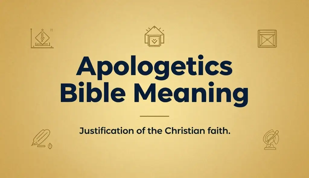 Apologetics Bible Meaning
