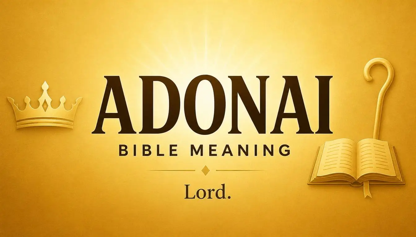 Adonai Bible Meaning