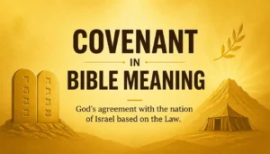 Covenant in Bible Meaning