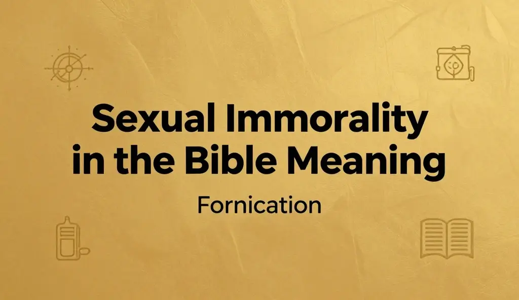 Sexual Immorality in the Bible Meaning
