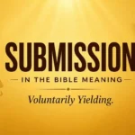 Submission in the Bible Meaning